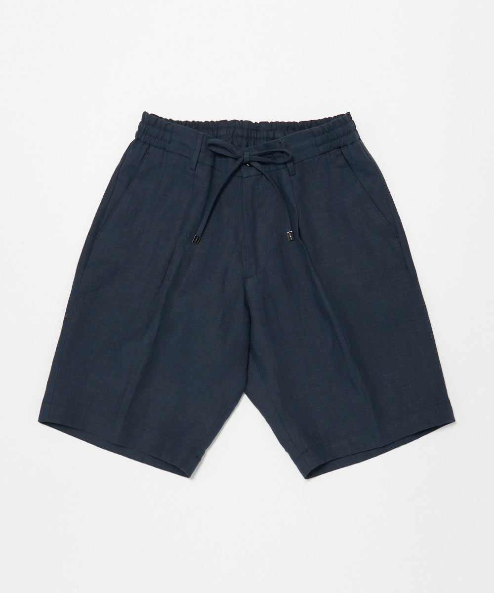 BERWICH | SAKE 1P GYM SHORT セットアップ可能ドローコード リネン