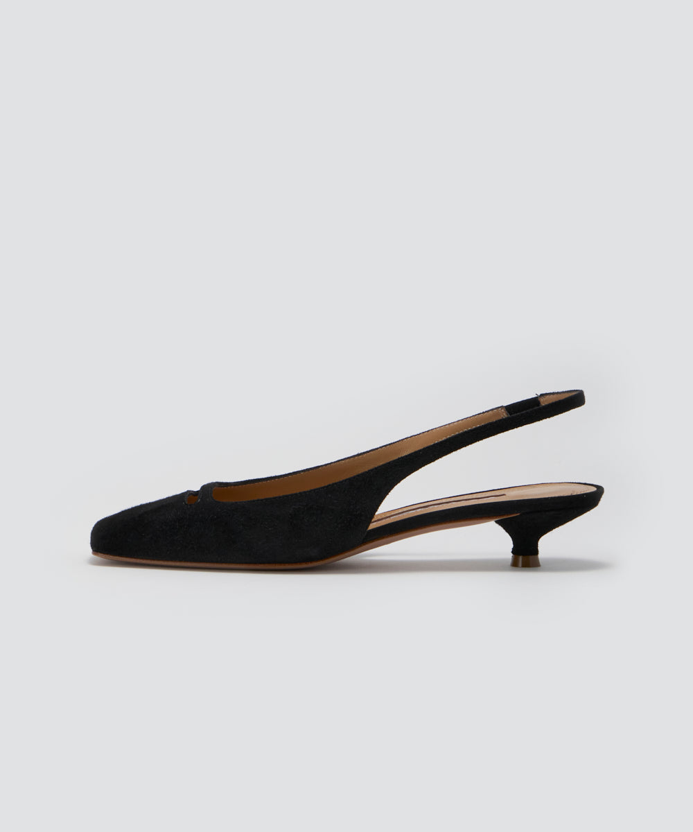 PELLICO | NORA アネッリ バックスリング パンプス 3.0cm BLACK