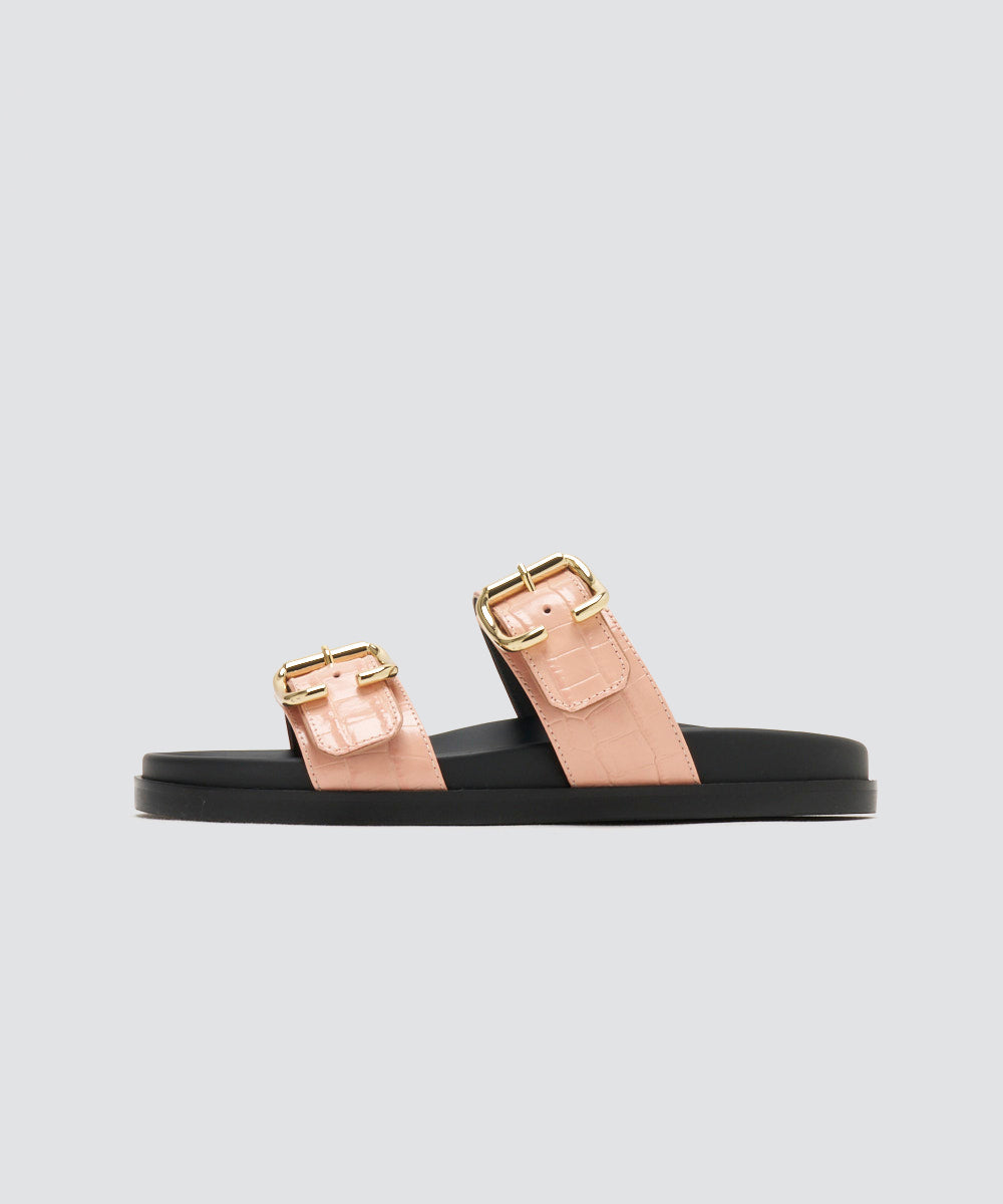 PELLICO レザー リネン サンダル サイズ36 PELLICO | FEEL サンダル 1.0cm ROSE - アマンオンラインストア – AMAN