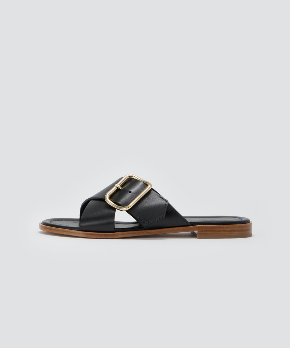 PELLICO | クロス サンダル 1.1cm BLACK - アマンオンラインストア