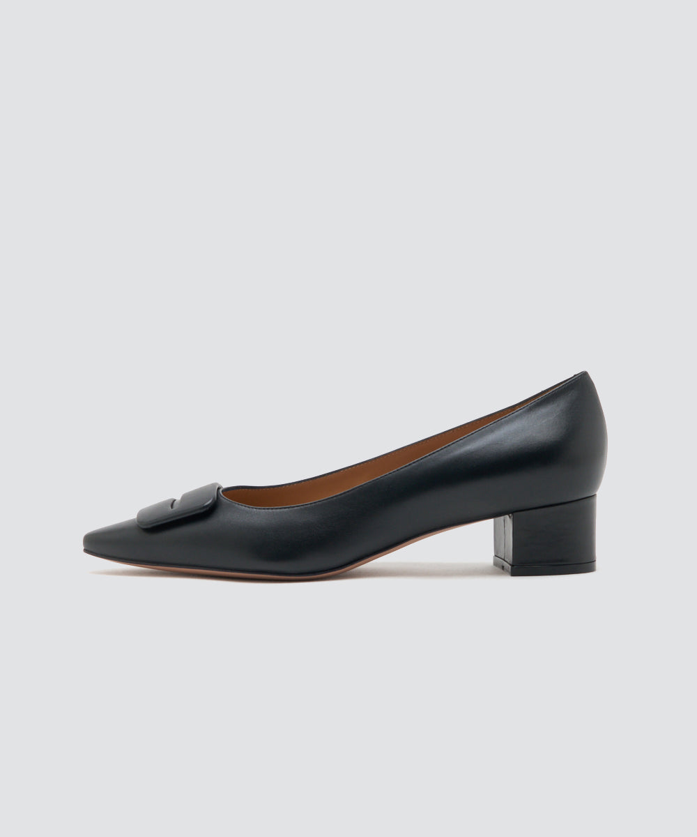 PELLICO | アネッリフィッビア スムース パンプス 3.5cm BLACK