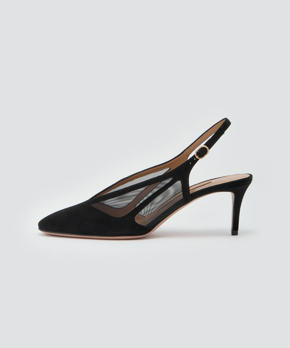 PELLICO | バックスリング パンプス 6.0cm BLACK - アマンオンライン