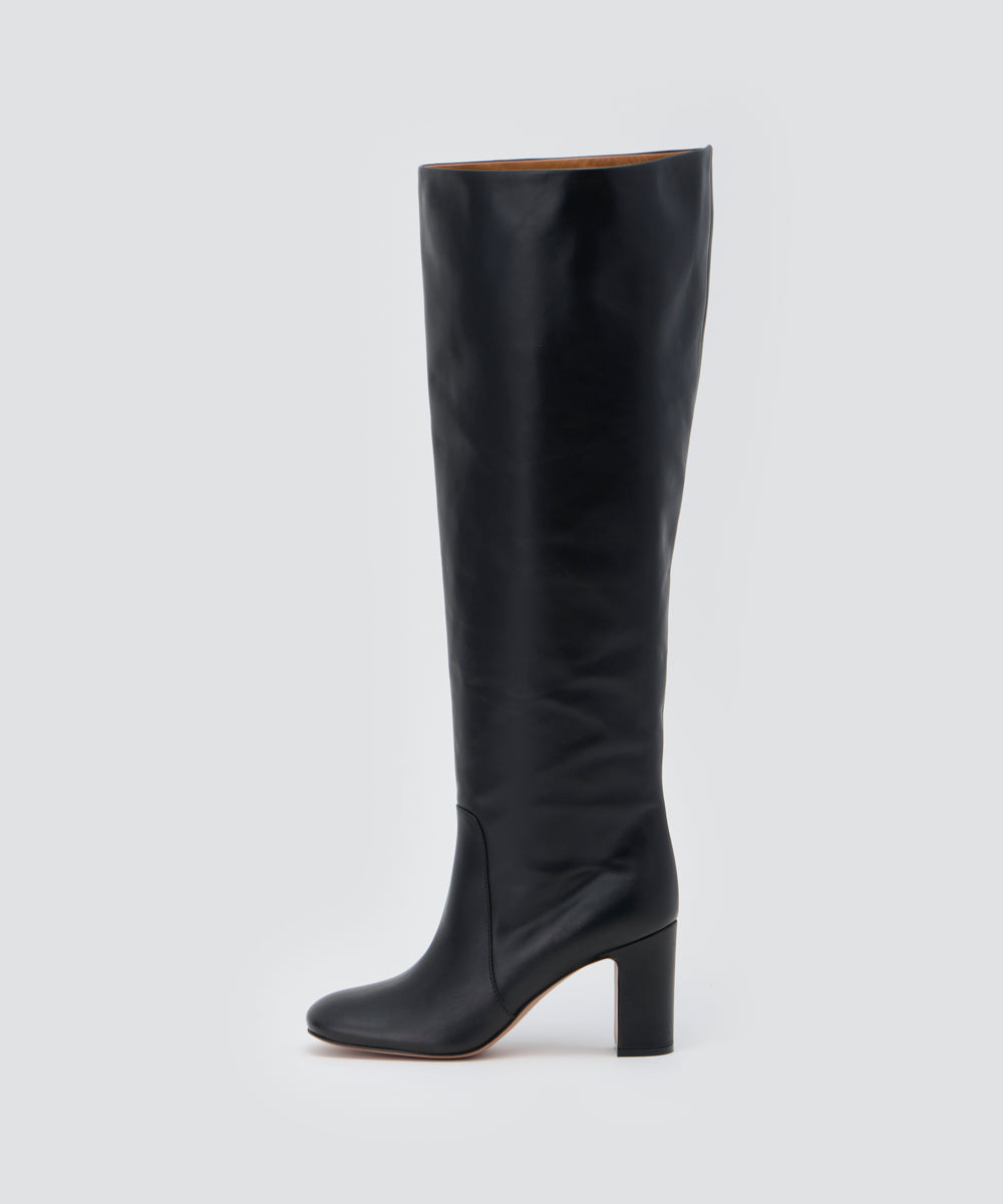 PELLICO | ロングソフトブーツ 8.0cm BLACK - アマンオンラインストア