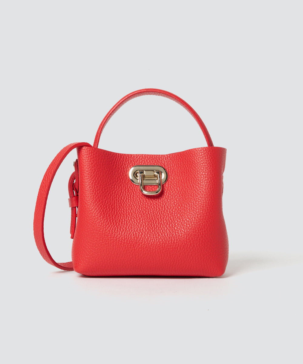 PELLICO BAG | ANELLI TURNLOCK MINI バッグ RED - アマンオンライン