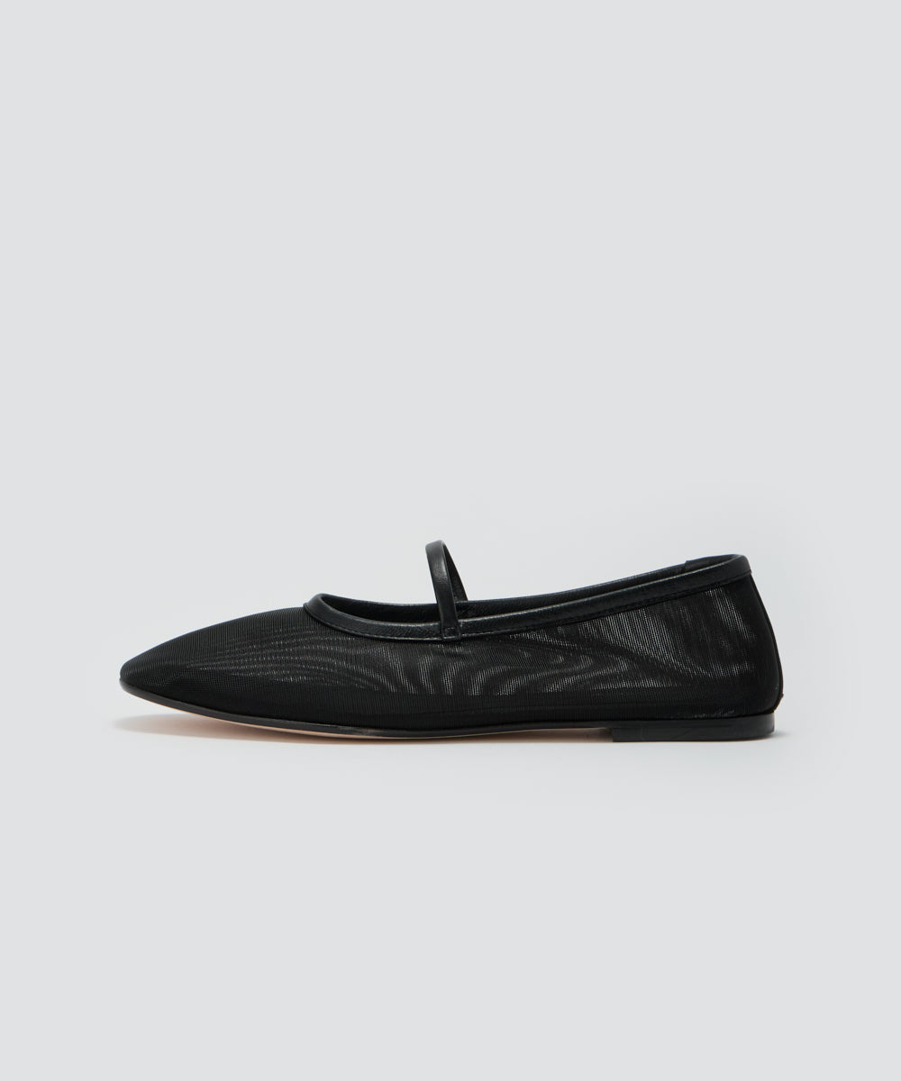 PELLICO SUNNY | メッシュ バレエシューズ 1.0cm BLACK - アマン