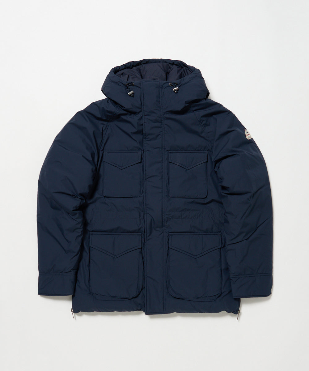 BAZUS フィールドジャケット風 ダウンジャケット