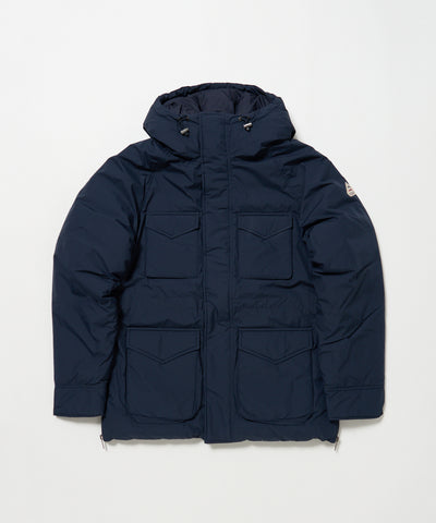 BAZUS フィールドジャケット風 ダウンジャケット