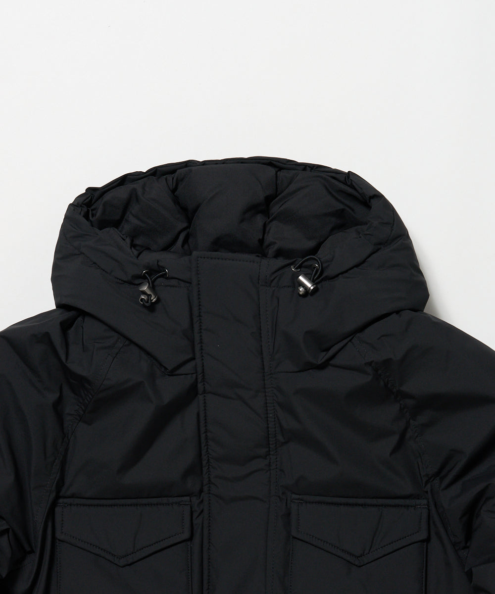 BAZUS フィールドジャケット風 ダウンジャケット