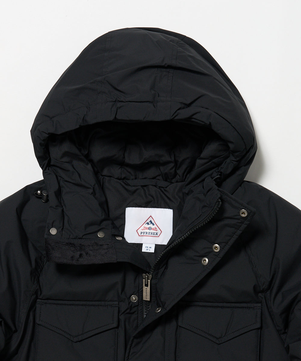 BAZUS フィールドジャケット風 ダウンジャケット