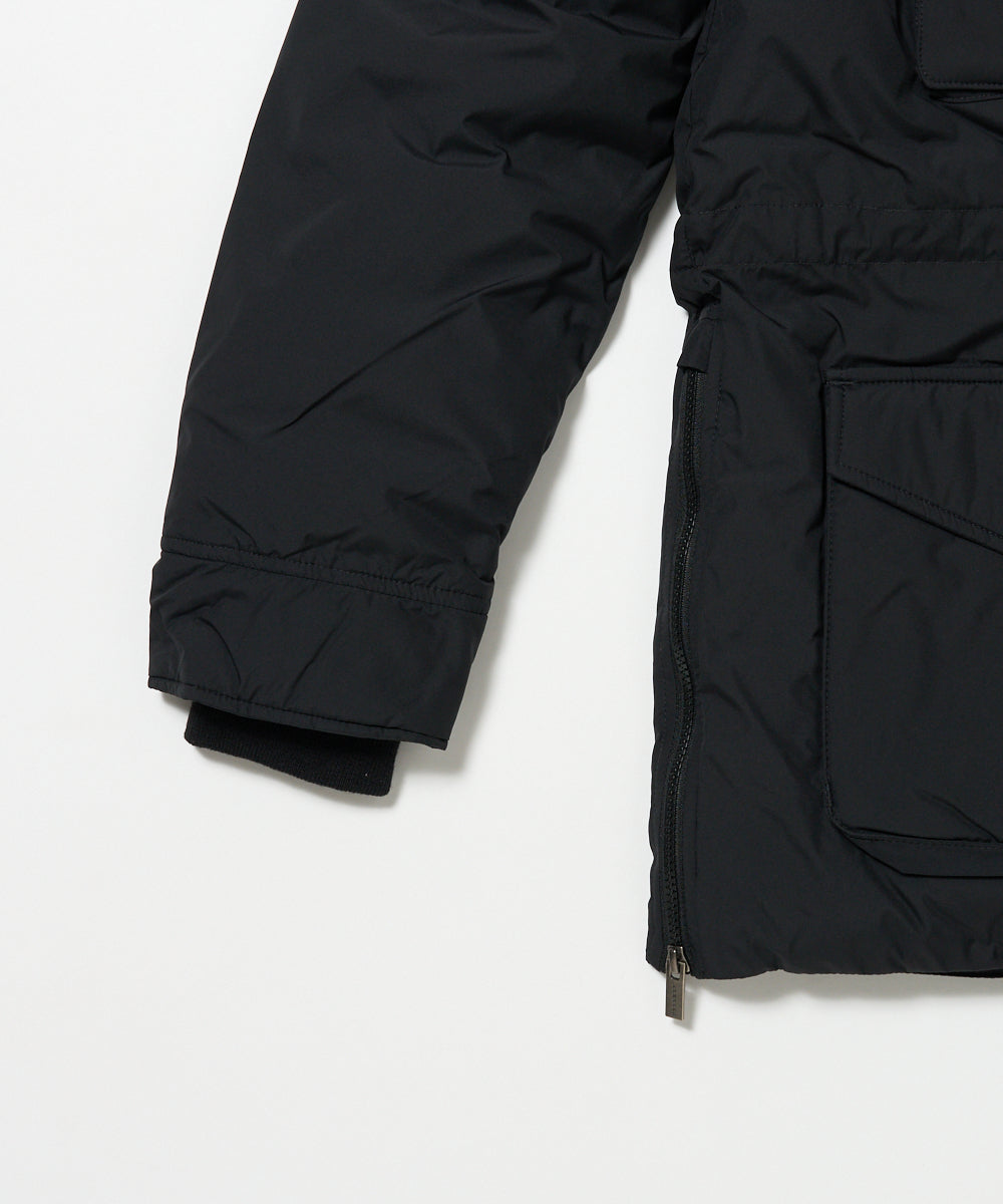 BAZUS フィールドジャケット風 ダウンジャケット