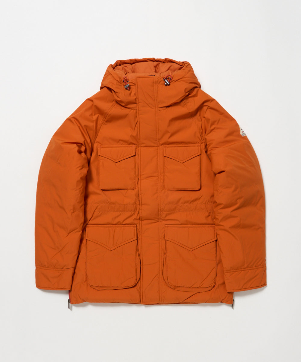 BAZUS フィールドジャケット風 ダウンジャケット