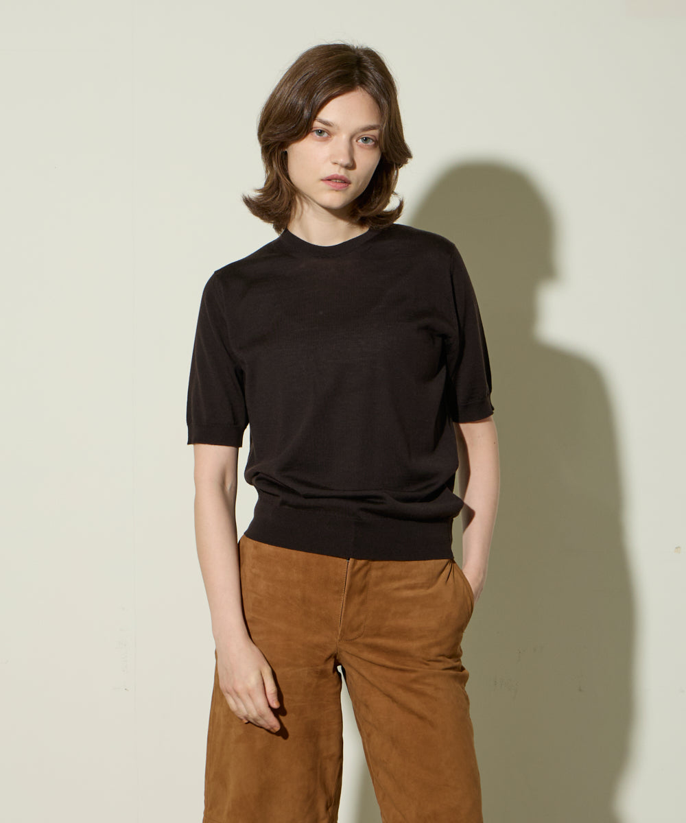 CERICE 半袖クルーネックセーター