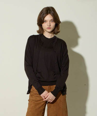 PIPPA 丸首カーディガン