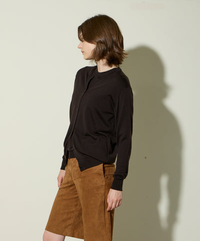 PIPPA 丸首カーディガン