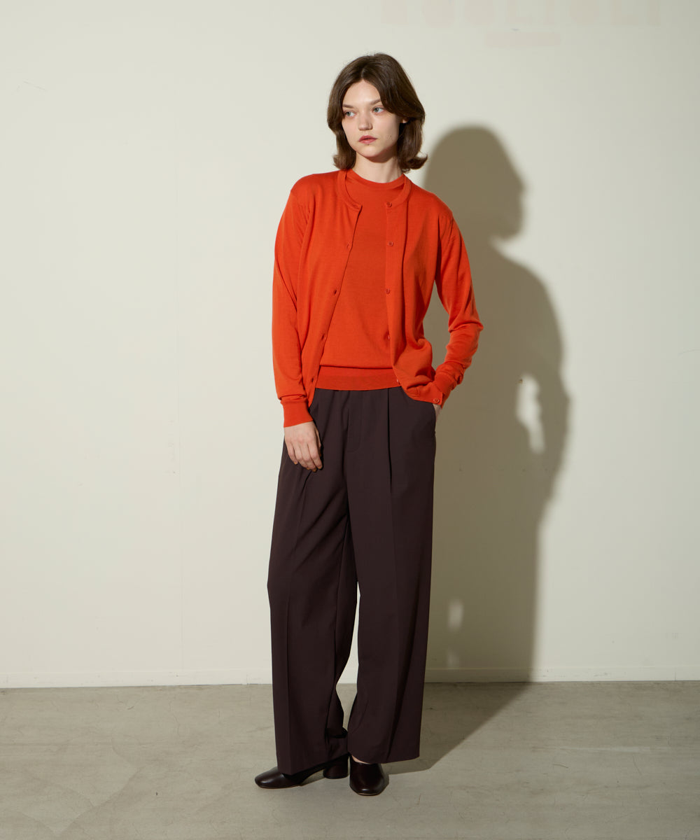 PIPPA 丸首カーディガン