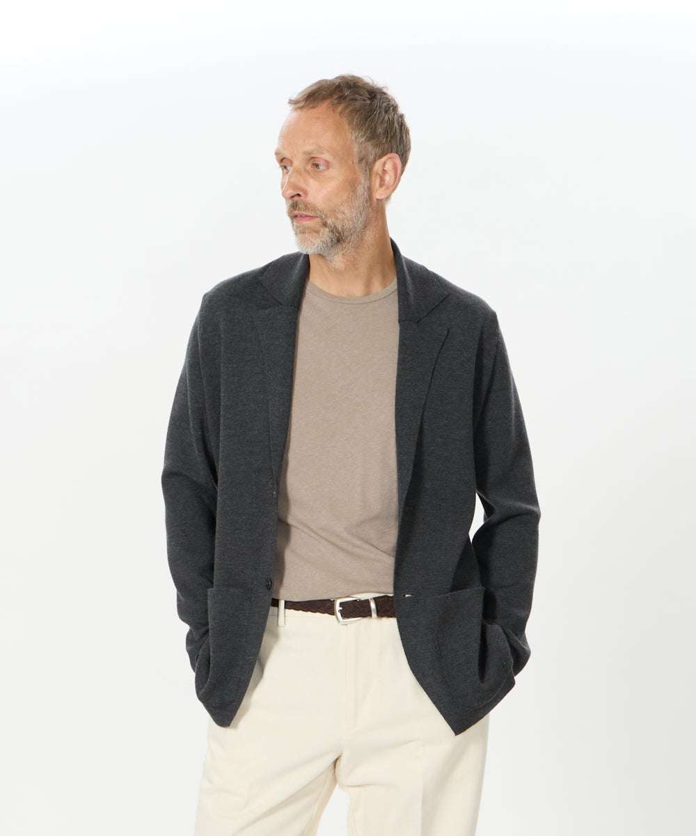 AUTRY ミラノリブニットジャケット