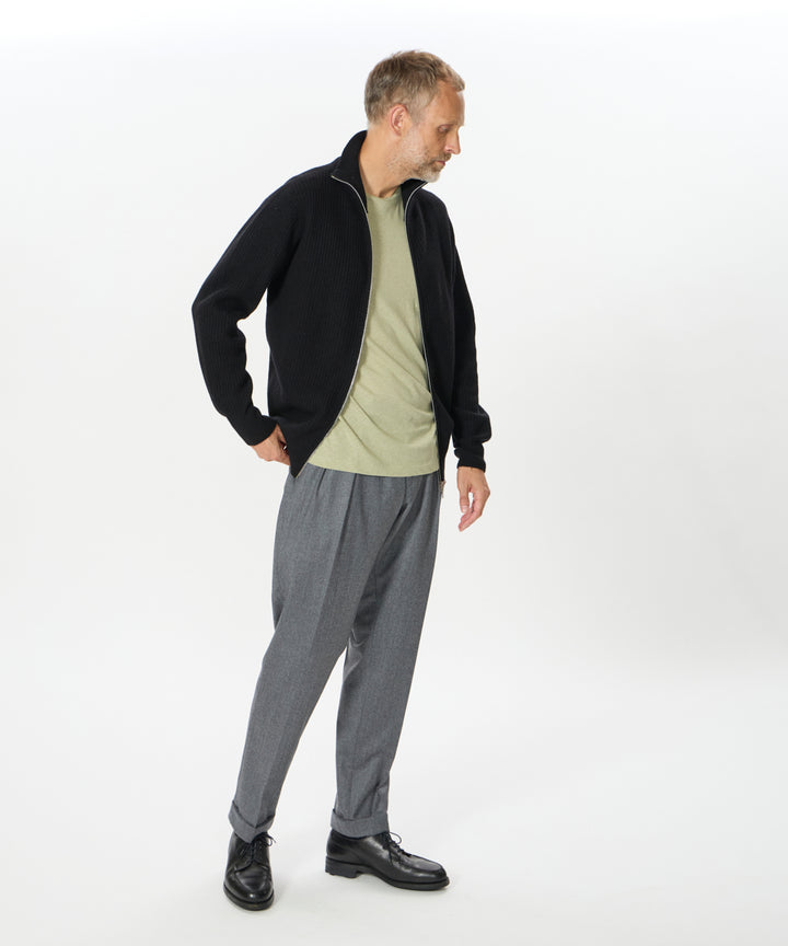 JOHNS MEDLEYドライバーズニット カーディガン セーター ネイビー JOHN SMEDLEY ジョンスメドレー ジップアップニット/ドライバー