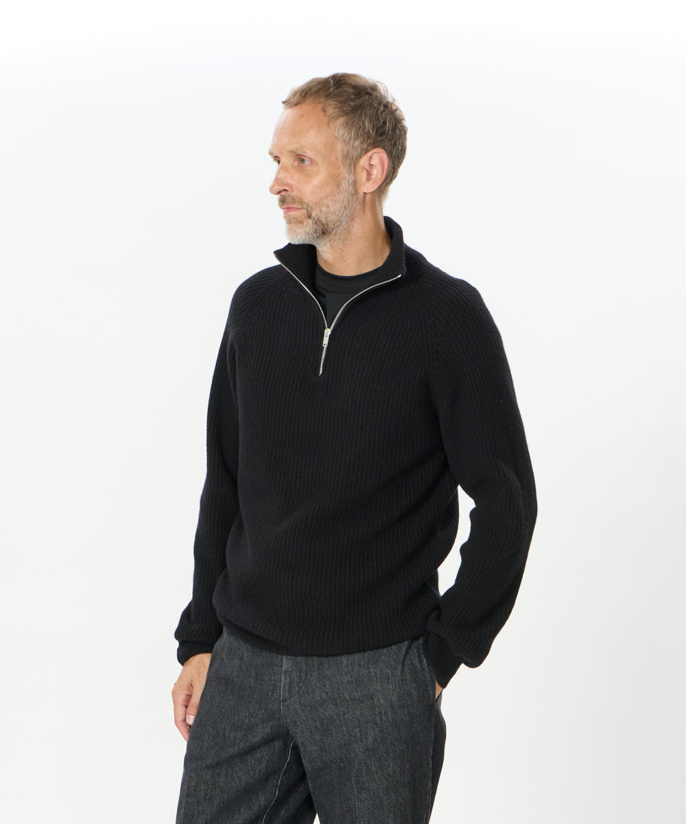 RYKER ハーフジップニット