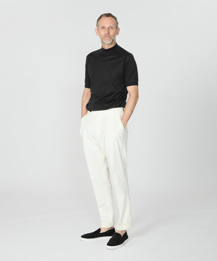 JOHN SMEDLEY | ARBER 半袖 モックネックセーター - アマンオンライン
