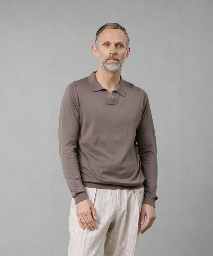 JOHN SMEDLEY | AYRES 長袖 スキッパーポロ - アマンオンラインストア