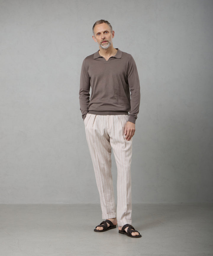 JOHN SMEDLEY | AYRES 長袖 スキッパーポロ - アマンオンラインストア