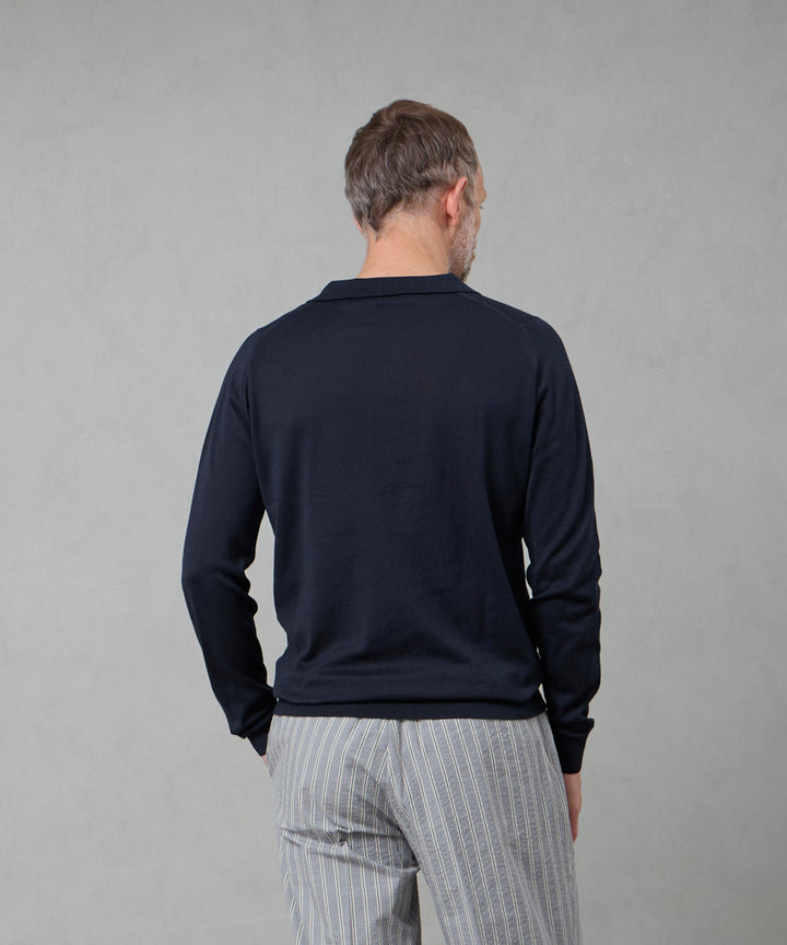 JOHN SMEDLEY | AYRES 長袖 スキッパーポロ - アマンオンラインストア