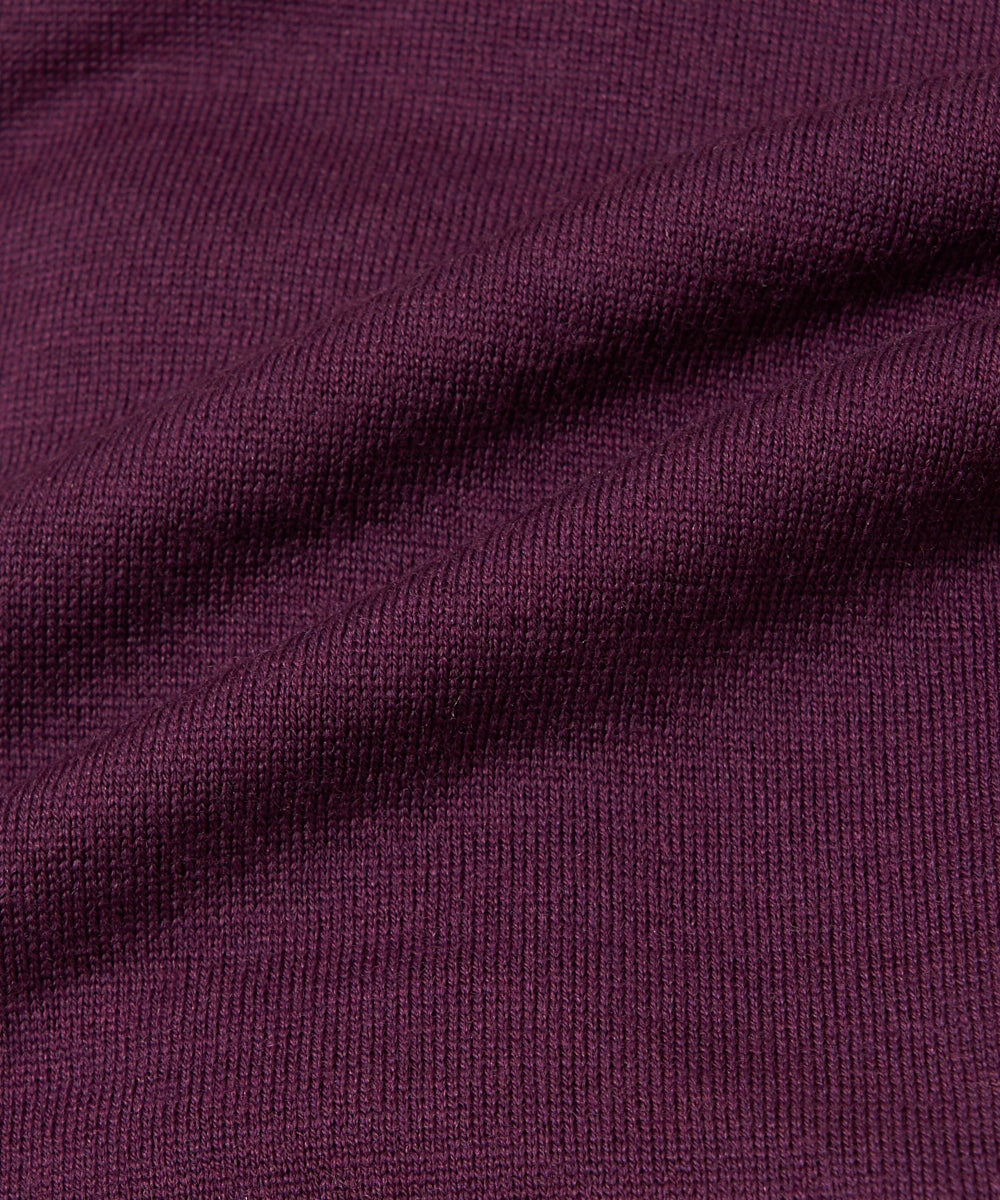 KNOLLロングスリーブポロニット