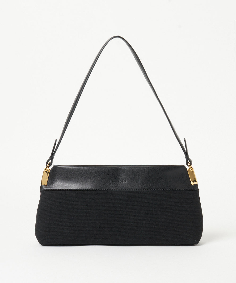AURORA BAGUETTE CANVAS ショルダーバッグ NERO
