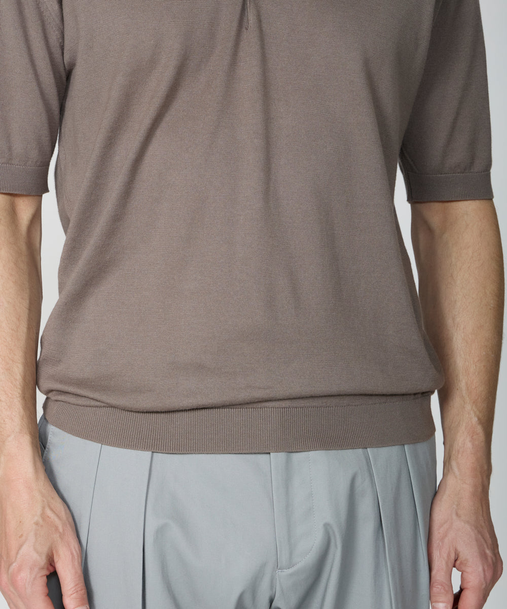 JOHN SMEDLEY 半袖 コットンニット ポロシャツ ISIS 白 S セール】JOHN SMEDLEY/ジョンスメドレー ISIS SHIRT FC SS 半袖