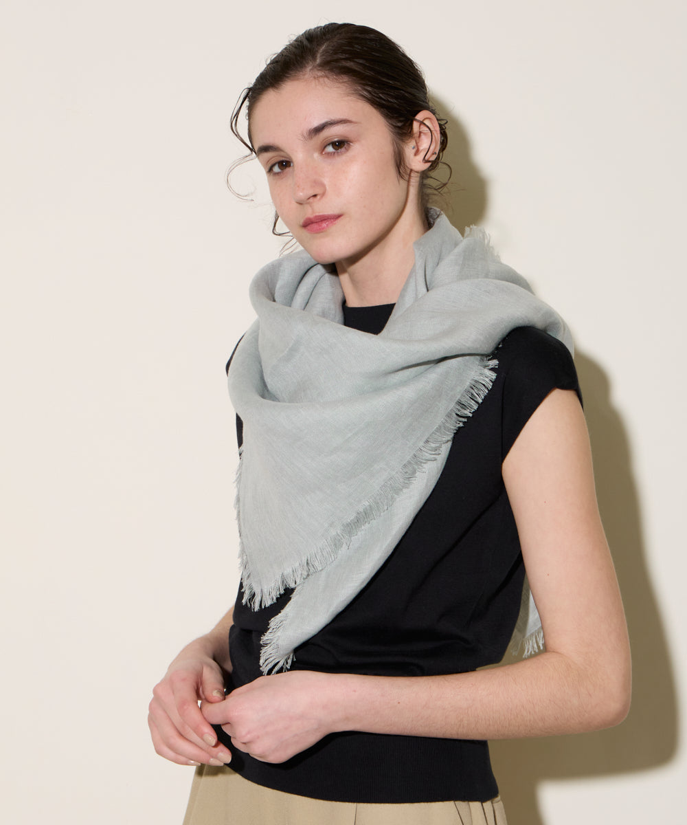 オーガニックリネンドライキャンバススクエアiii MINTGRAY