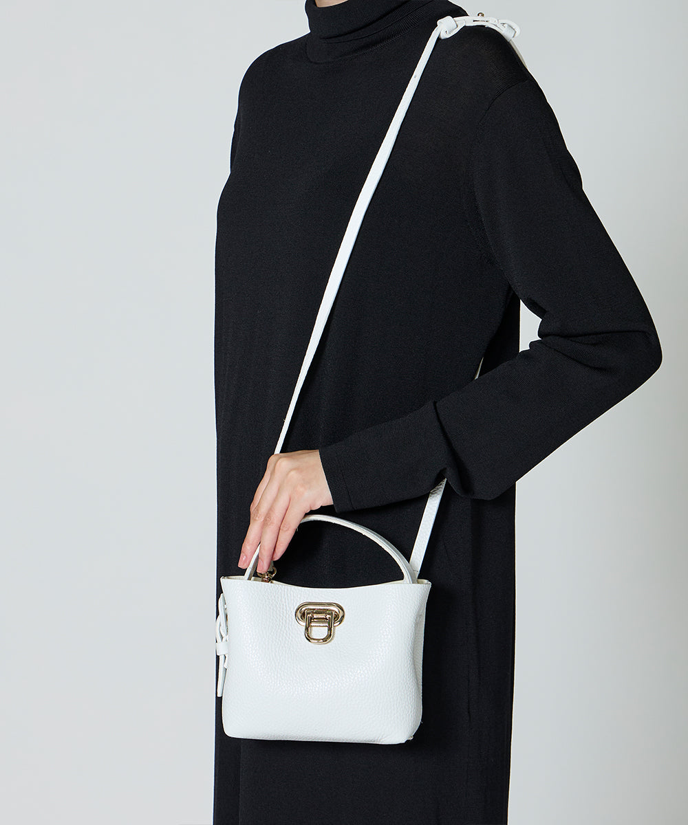 ANELLI TURNLOCK MINI バッグ WHITE