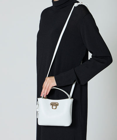 ANELLI TURNLOCK MINI バッグ WHITE