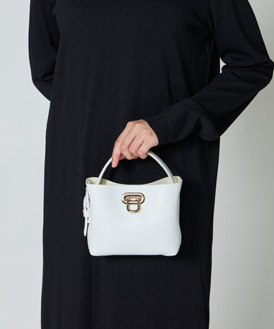 ANELLI TURNLOCK MINI バッグ WHITE