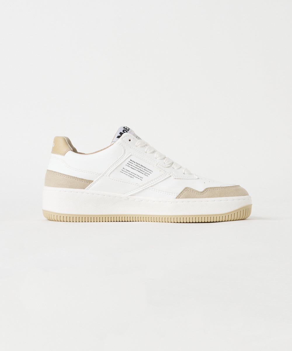 CORN GN1 スニーカー WHITE & BEIGE SUEDE