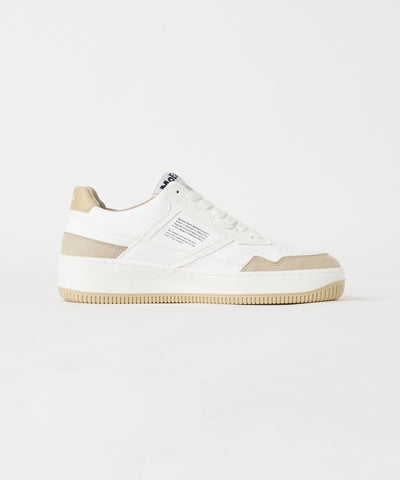 CORN GN1 スニーカー WHITE & BEIGE SUEDE