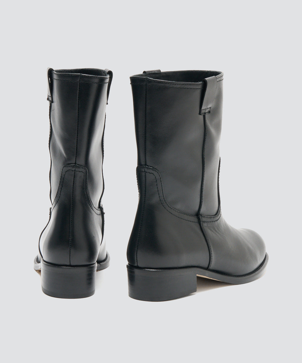 AMY ミディアム ブーツ 3.5cm BLACK
