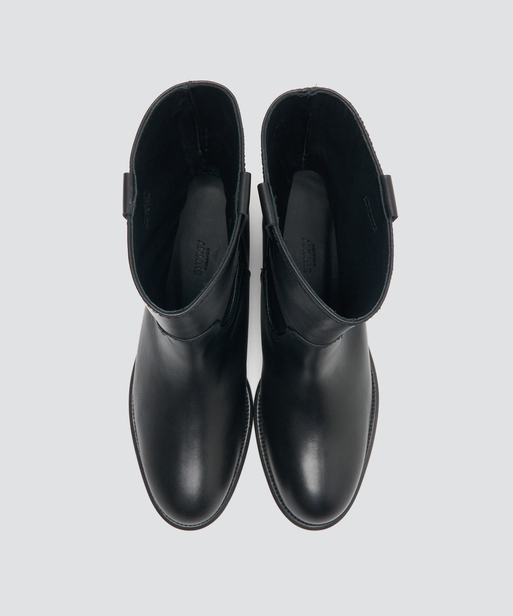 AMY ミディアム ブーツ 3.5cm BLACK