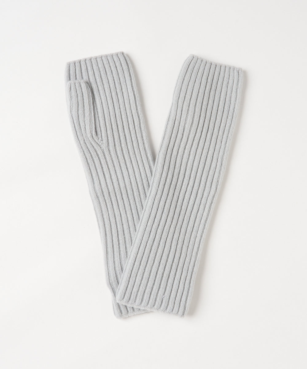 ミドルゲージカシミヤ2×2リブアームウォーマー