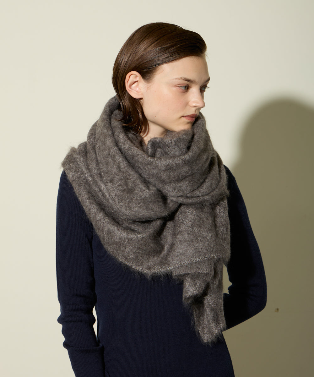 カシミヤファーニットストール