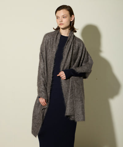 カシミヤファーニットストール