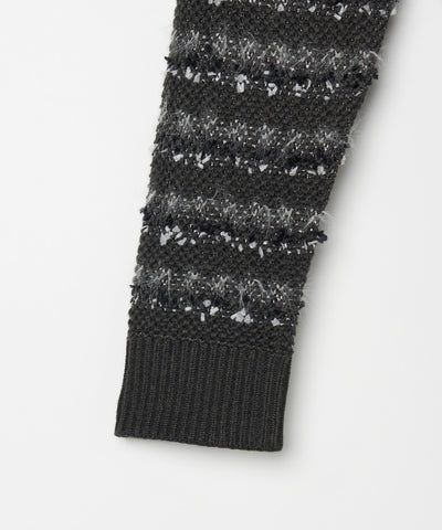 TWEED LOOK KNIT C/D | ツイード風 カーディガン