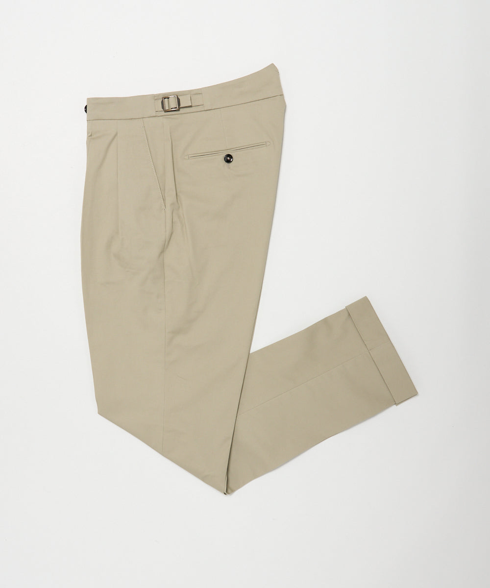 BERWICH SCOTCH コットンストレッチ アジャスター付きパンツ BERWICH | SCOTCH ツープリーツアジャスター付きパンツ CK1790X