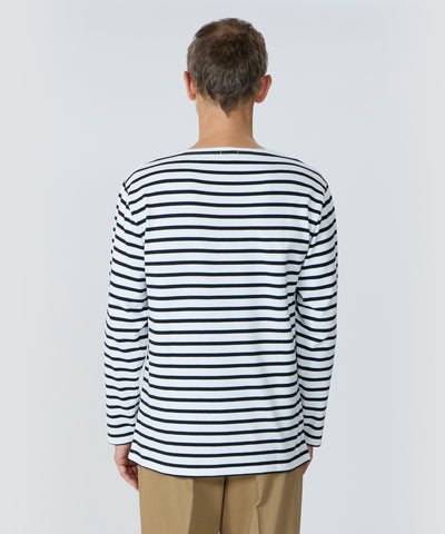 Unisex ボートネック ロングスリーブ ベーシックフィット