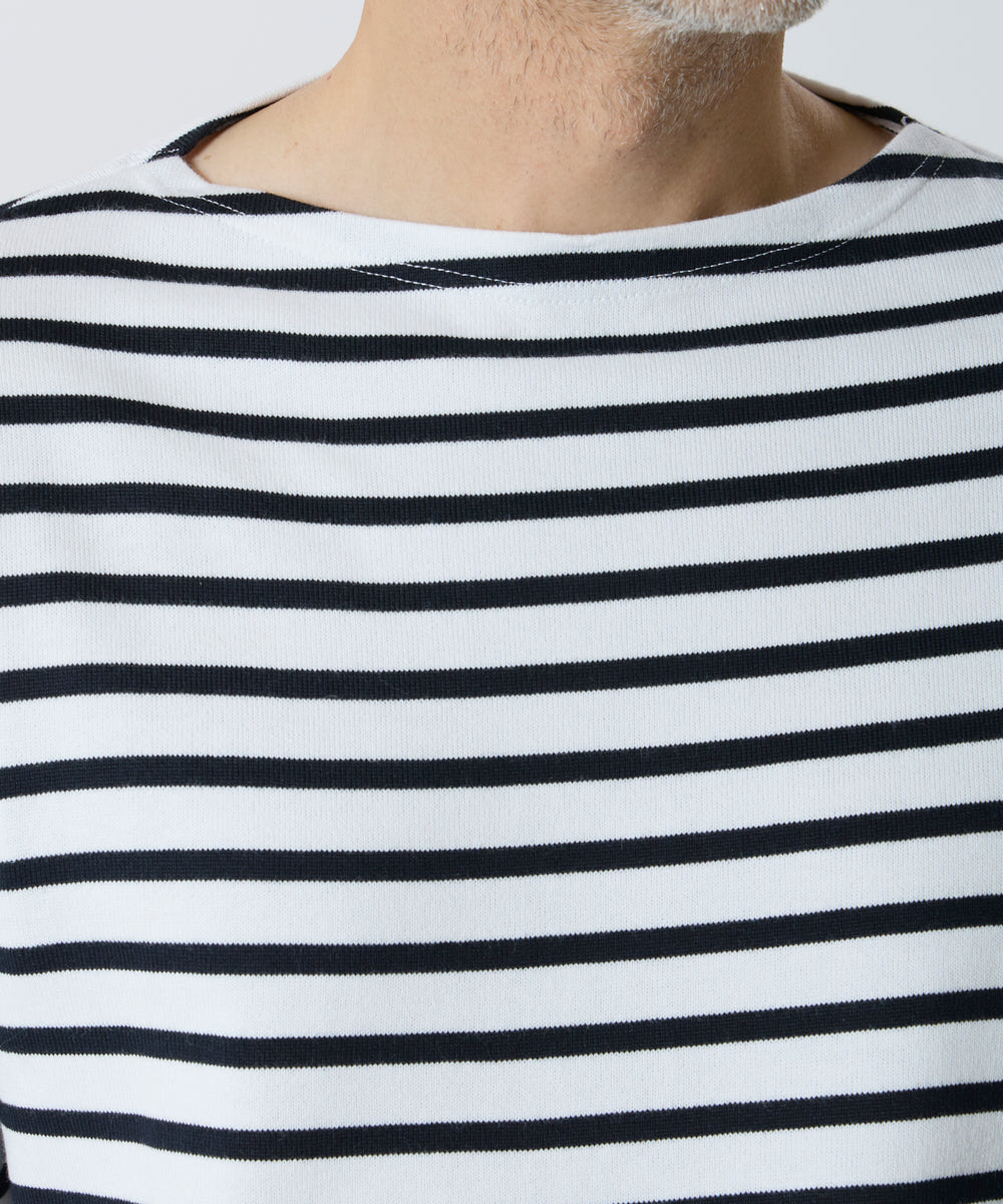 Unisex ボートネック ロングスリーブ ベーシックフィット