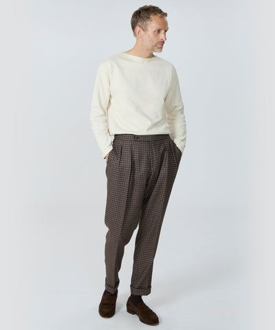 Unisex ボートネック ロングスリーブ ベーシックフィット