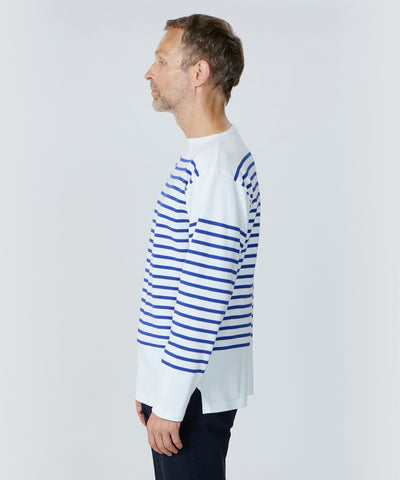 Men’s ボートネック ロングスリーブ ナバルボーダー