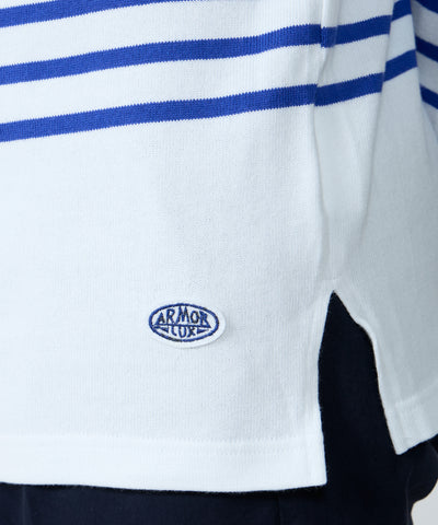 Men’s ボートネック ロングスリーブ ナバルボーダー
