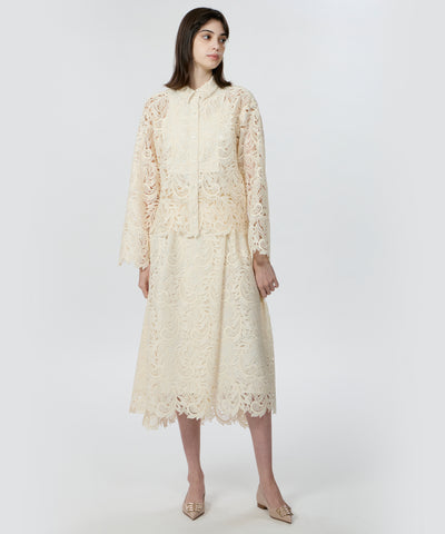 PAISLEY LACE BLOUSE ペイズリー レース ブラウス