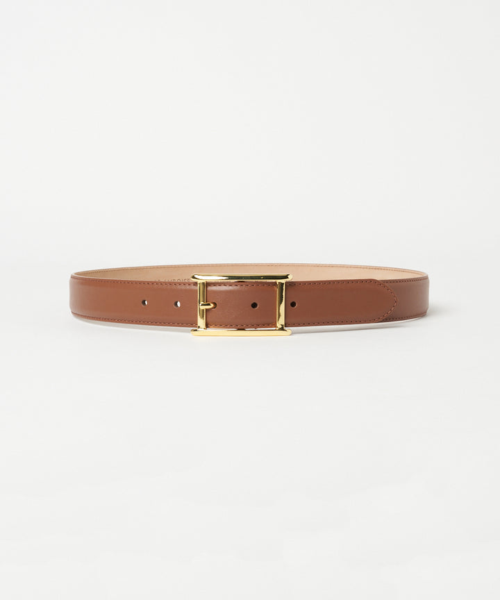 Hバックル ベルト LION (キャメル)