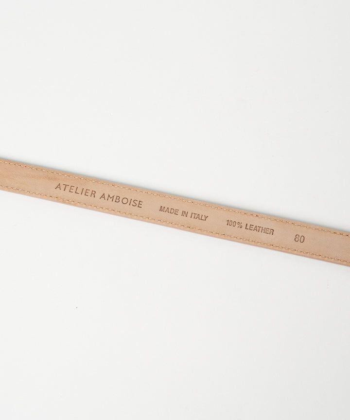 ATELIER AMBOISE Hバックルベルト ATELIER AMBOISE アシンメトリーバックル ベルト ベルト AMAN